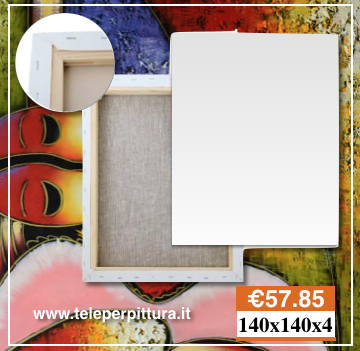 Ingrosso Tele Per Pittori 140X140 spessore 4cm