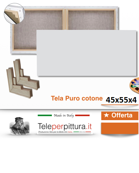 Tele Misure Standard Costi Genova 45x55 spessore 4cm