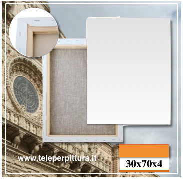 Produzione Tele Per Pittura Lecce 30x70 spessore 4cm